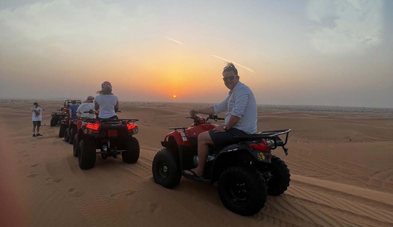 desert safari with quad bike
