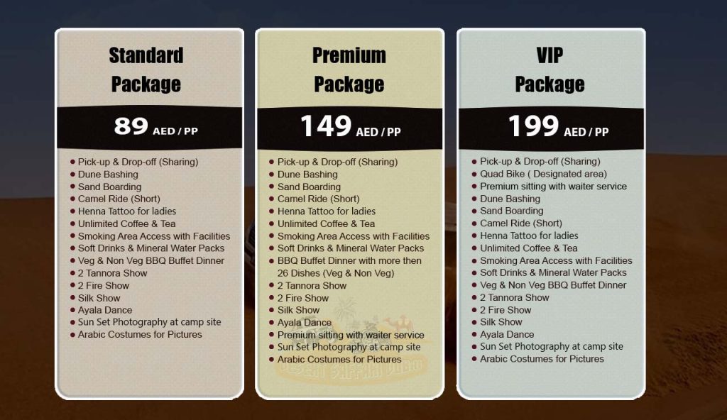 Desert safari Dubai booking